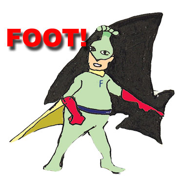 The Intrepid Foot Points the Way to the Pinocchio and Foot Comic Adventures!